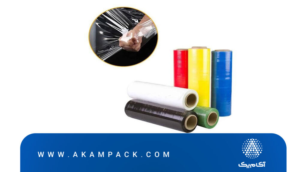 فیلم استرچ رنگی- استرچ پالت رنگی - استرچهای رنگی